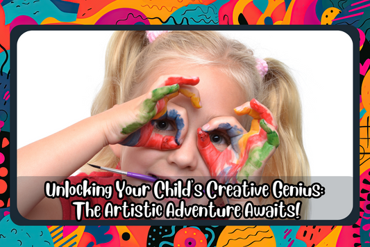 Spotted Genius - Unlocking Childs Creative Genius The artistic adventure awaits - A happy kid learning through art.